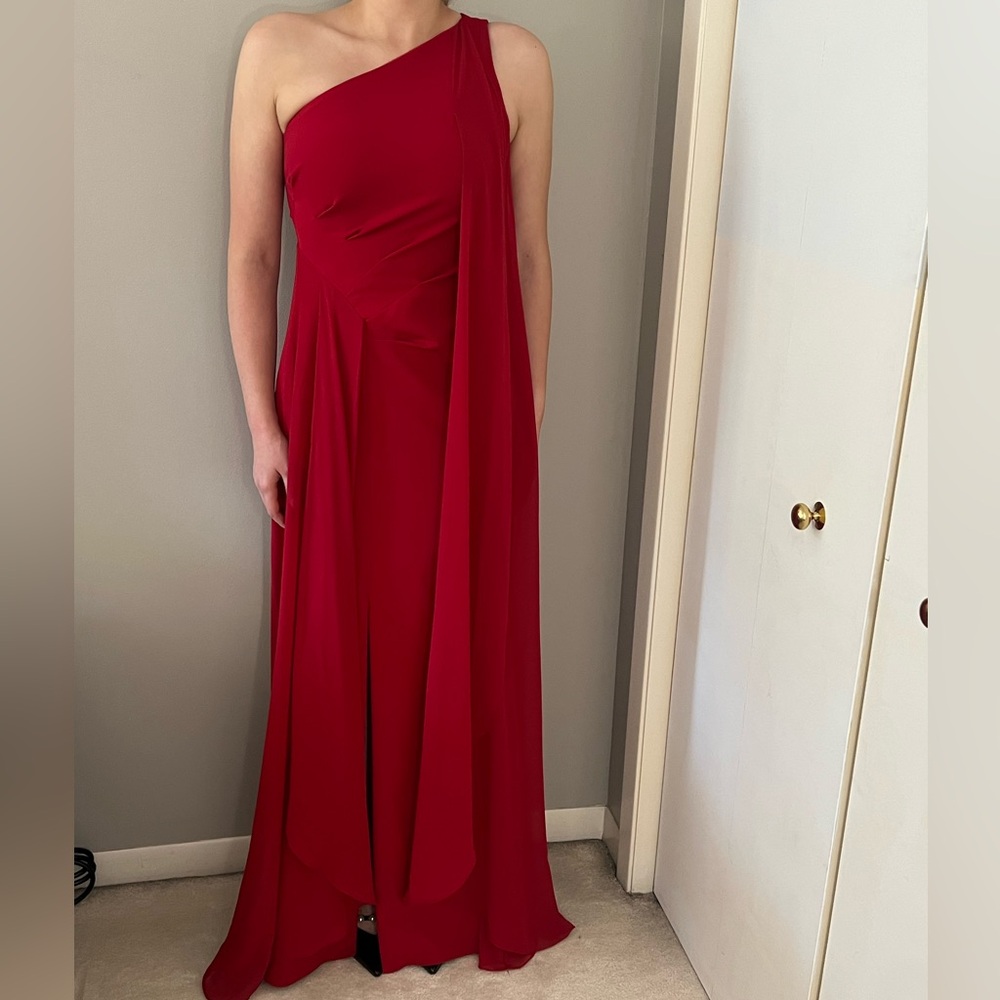 Elegant Red Evening Gown size 4